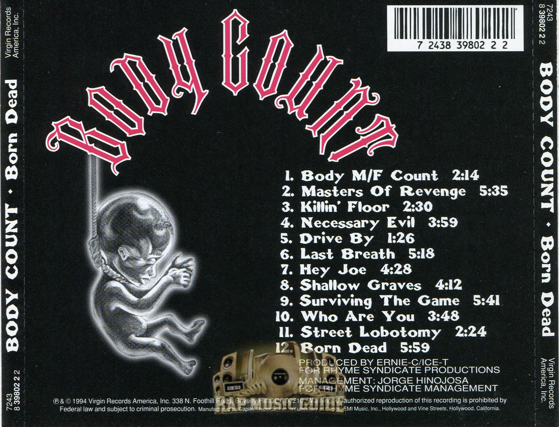 BODY COUNT / BORN DEAD 12